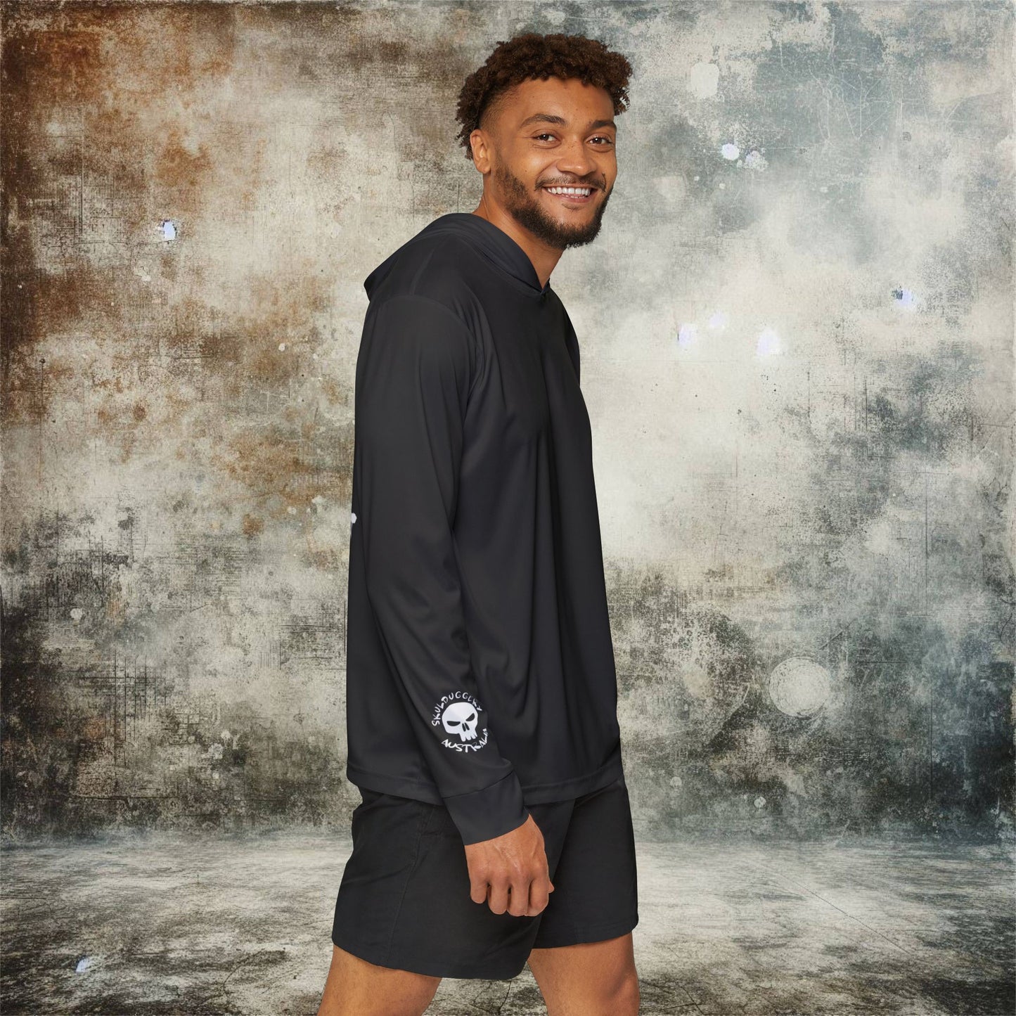 Men's Skulduggery Australia Print Sports Warmup Hoodie - Athletic Outerwear for Active Lifestyles