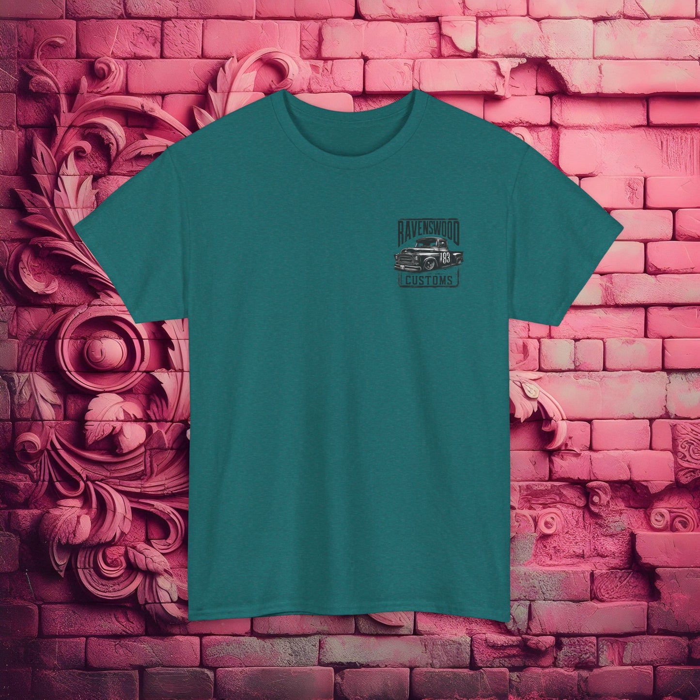 Ravenswood Customs Vintage Car Graphic Tee, Classic Car T-Shirt, Unisex Heavy Cotton Tee