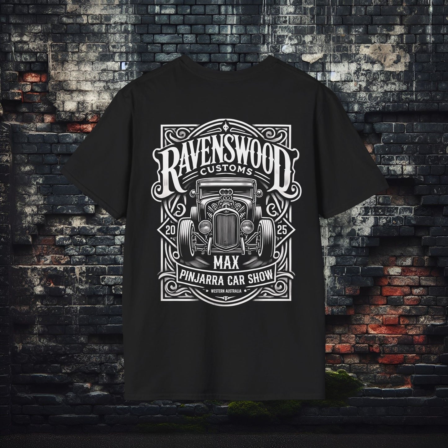 Ravenswood Customs Max Pinjarra Car Show Unisex T-Shirt