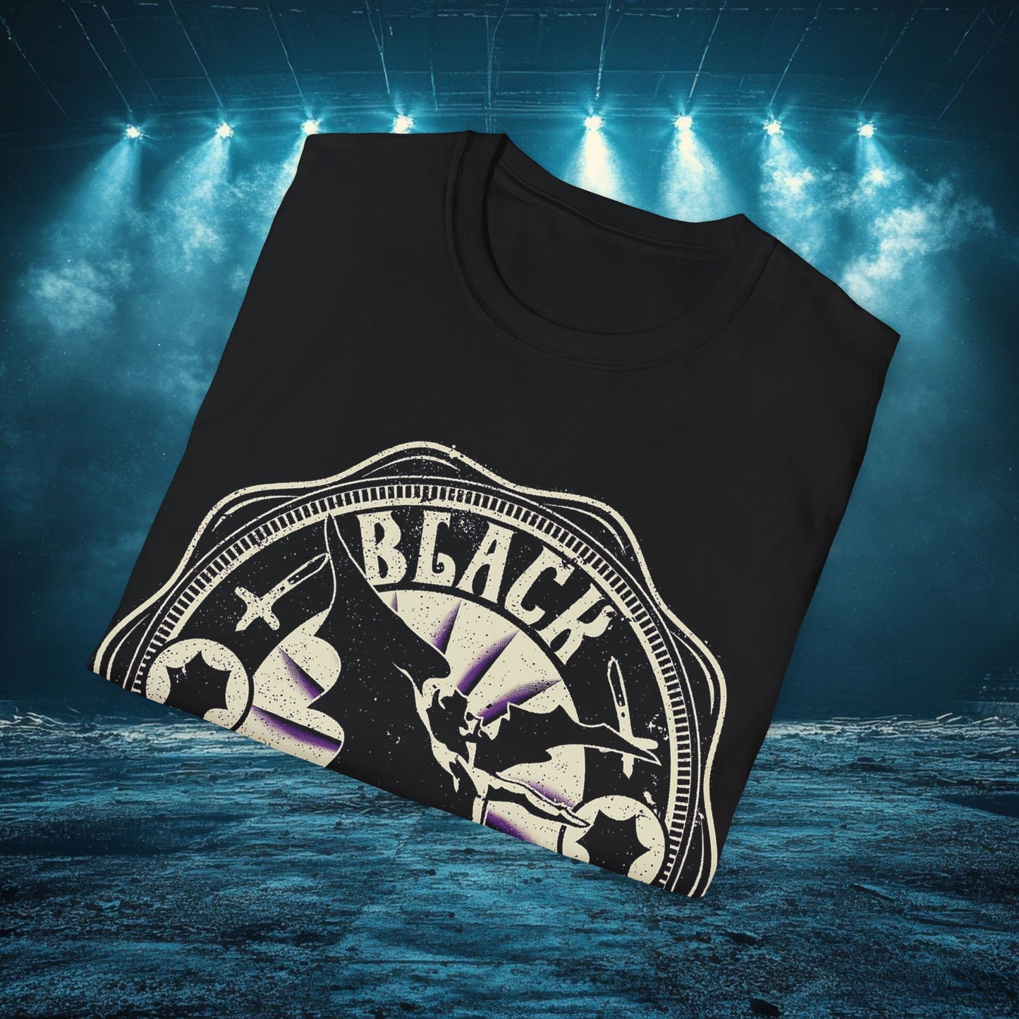 Sabbath Unisex T-Shirt, Softstyle Tee, Dark Fantasy Shirt, Art Tee for Music Lovers, Perfect for Gifts