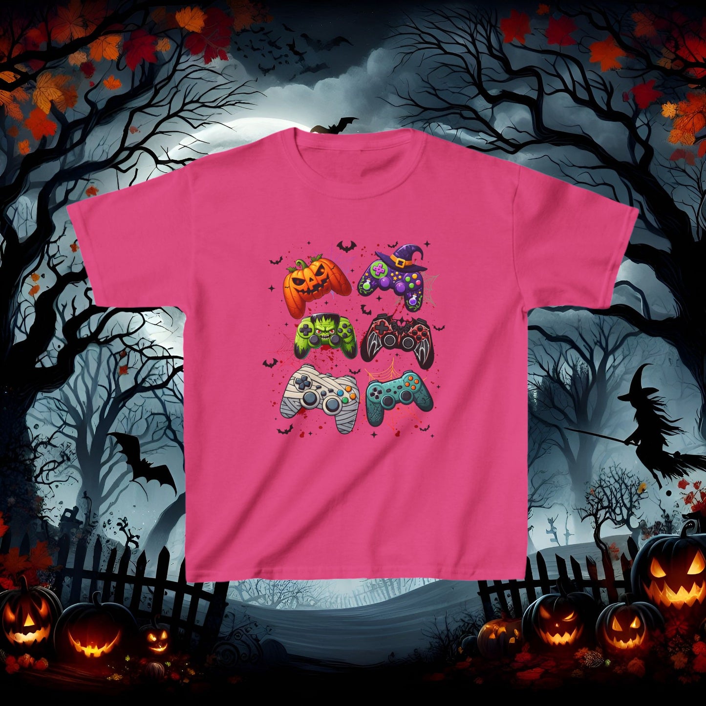 Spooky Controllers Kids Heavy Cotton™ Tee