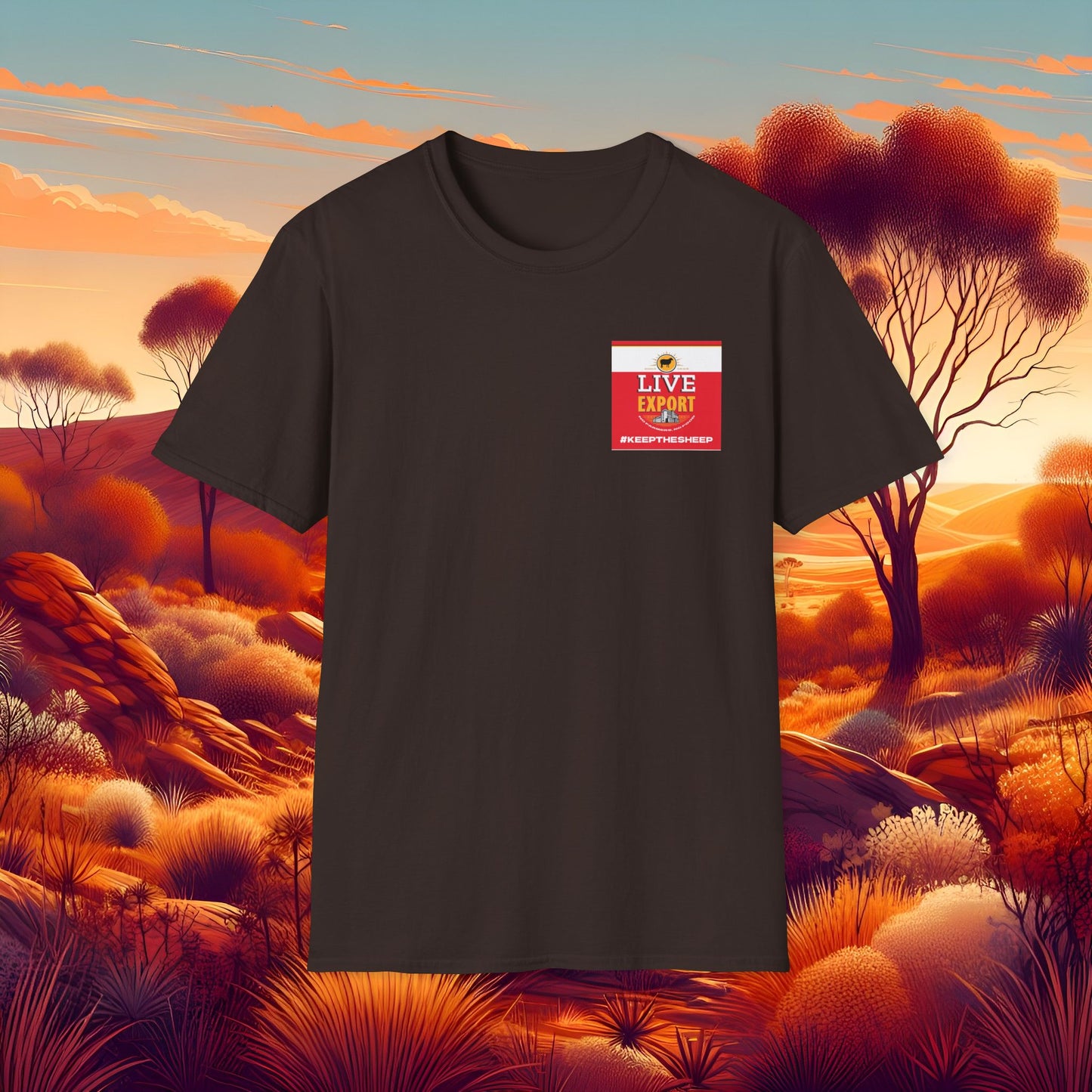 Live Export #keepthesheep Unisex Softstyle T-Shirt - Bold Graphic Tee for Keep the Sheep movement