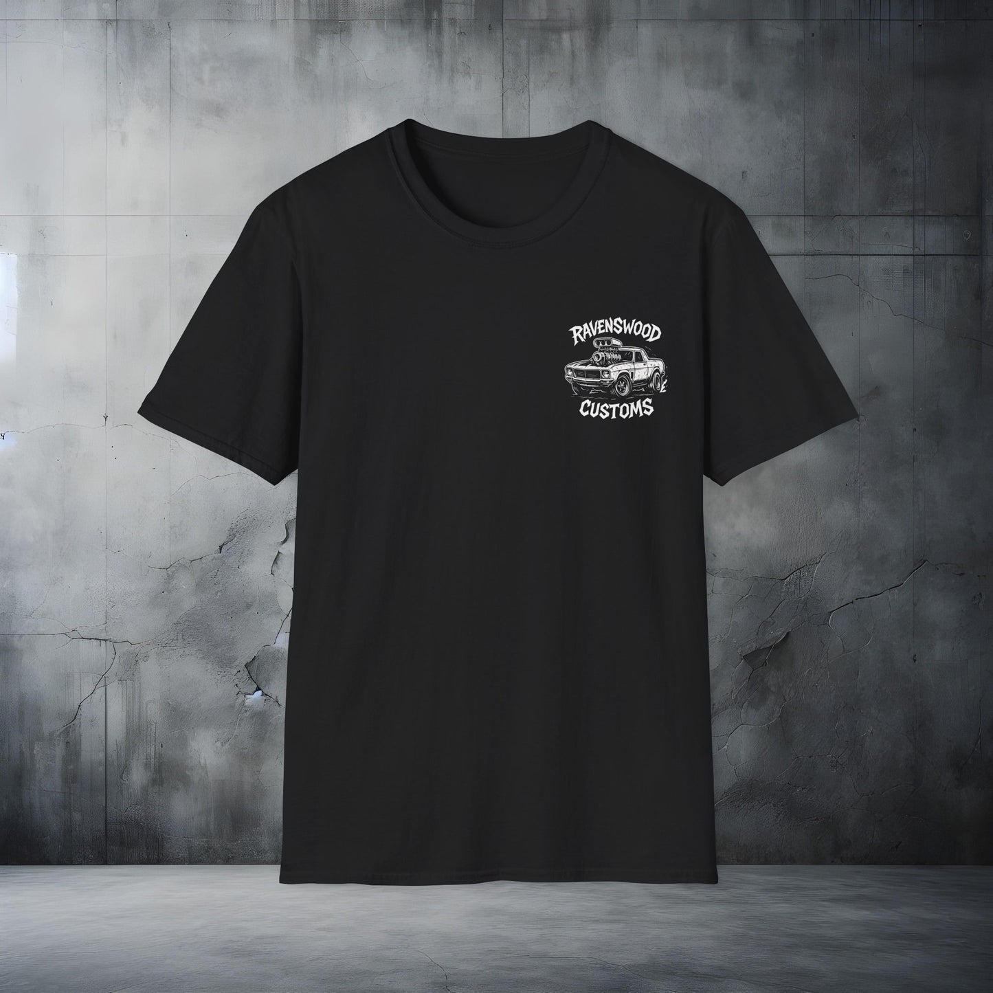 Ravenswood Customs HQ Ute T-Shirt | Unisex Softstyle Tee