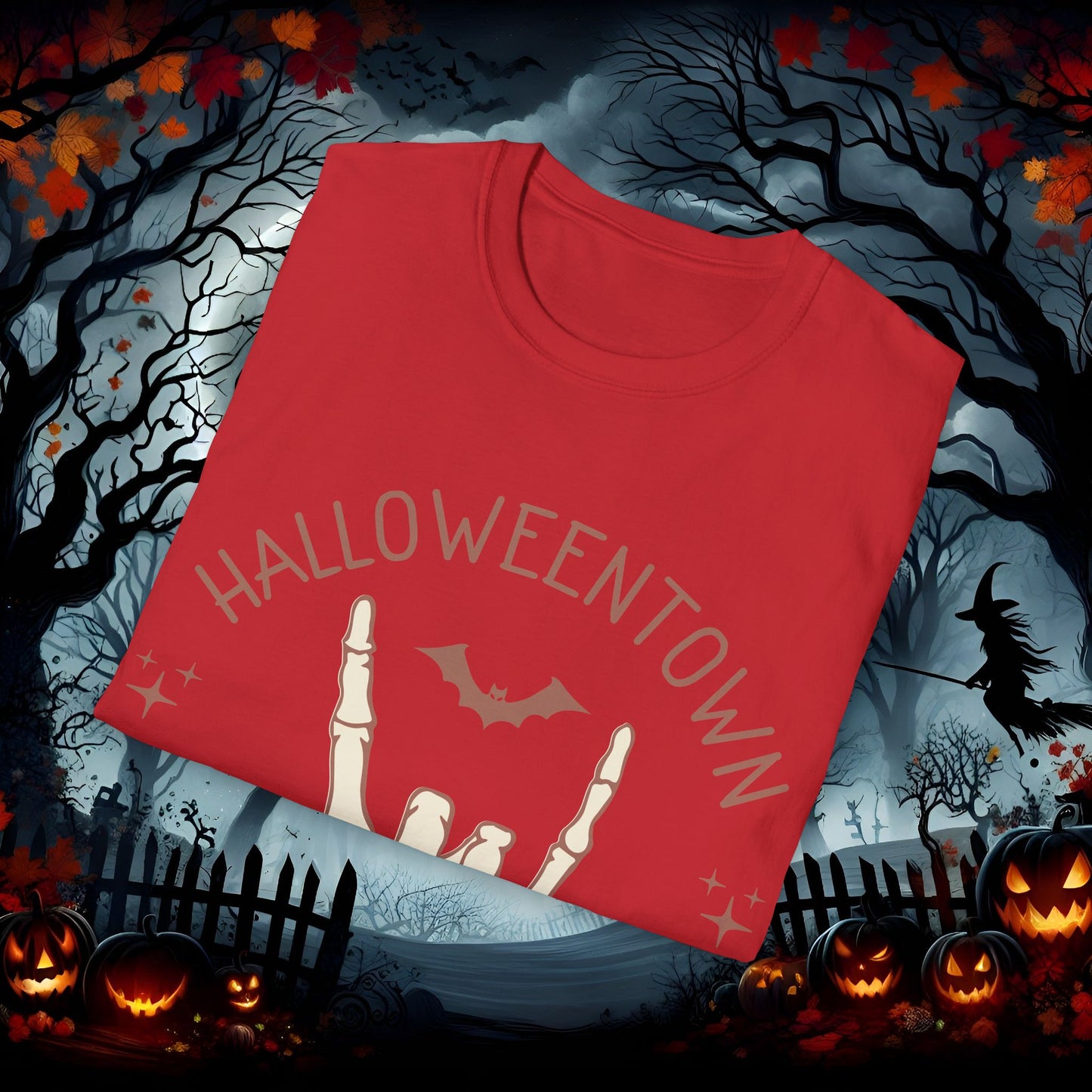 Halloween Town Unisex Softstyle T-Shirt