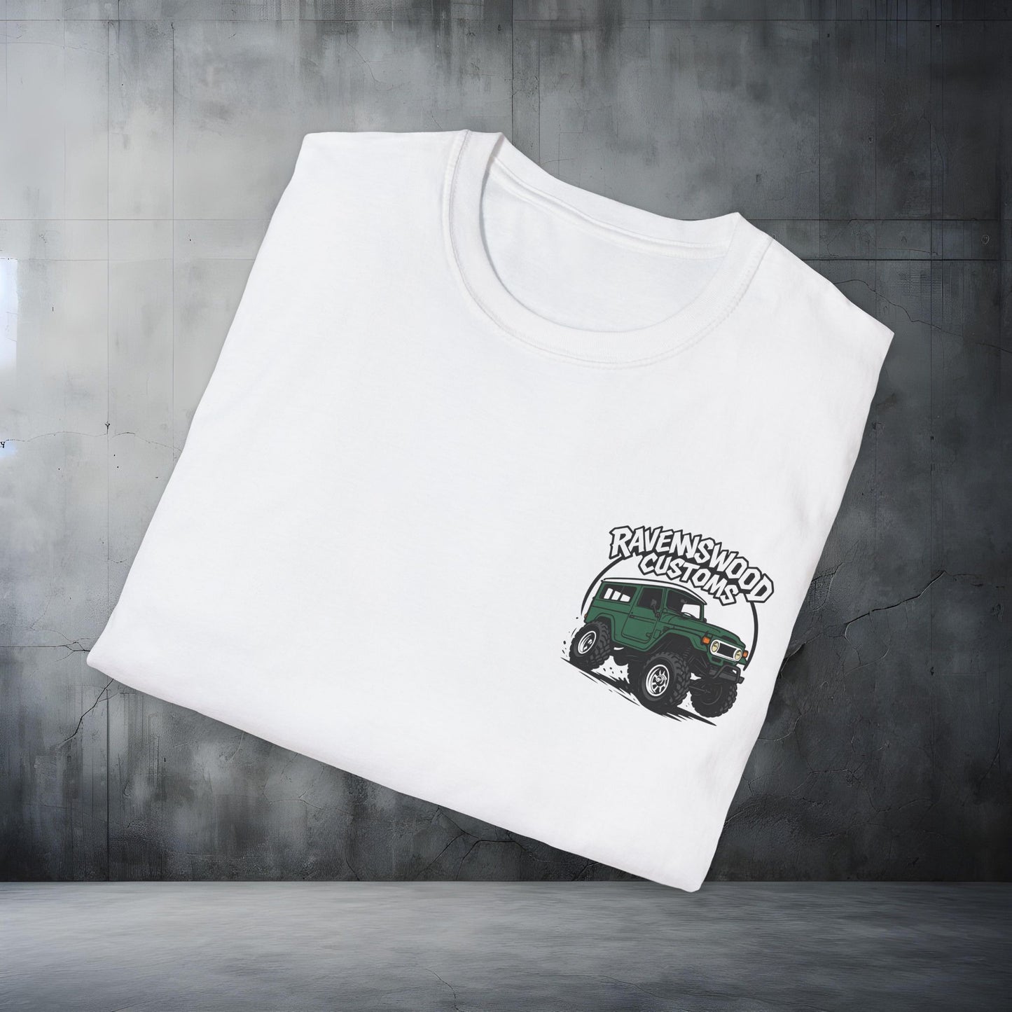 Ravenswood Customs Unisex Softstyle T-Shirt - Green Forty Design, Cool Graphic Tee