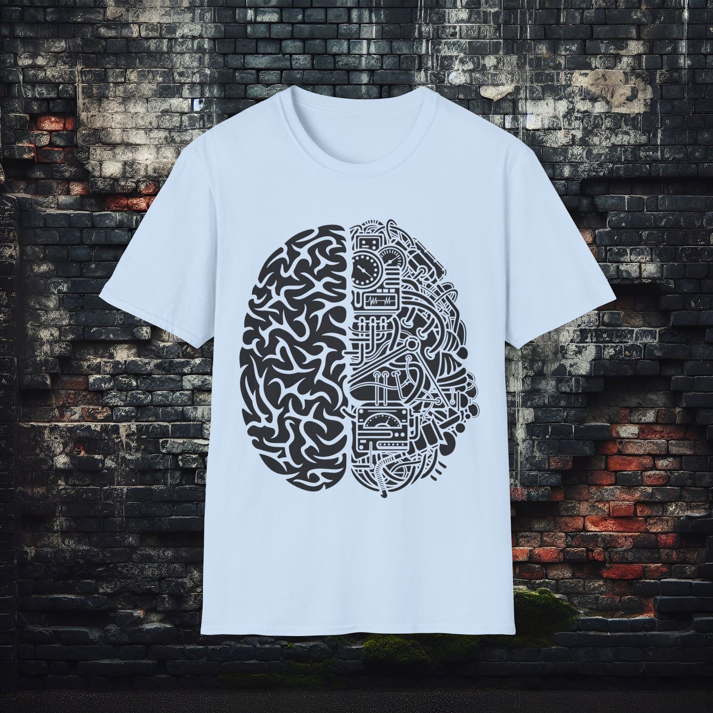 Brain Mech Unisex Softstyle T-Shirt