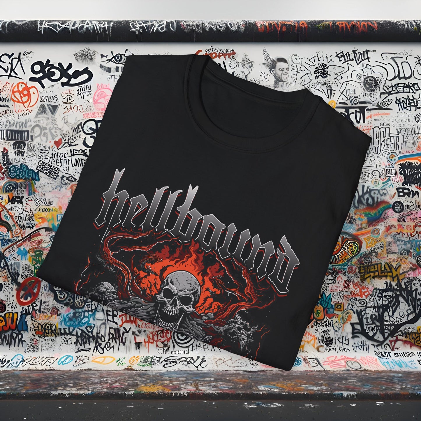 Hellbound T-Shirt - Dark Fantasy Apparel, Unisex Graphic Tee, Edgy Streetwear, Halloween Costume, Music Festival Wear