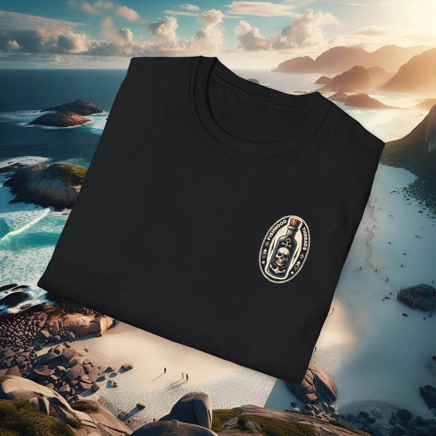 Fishwood Threads Bottle 12 Unisex Softstyle T-Shirt