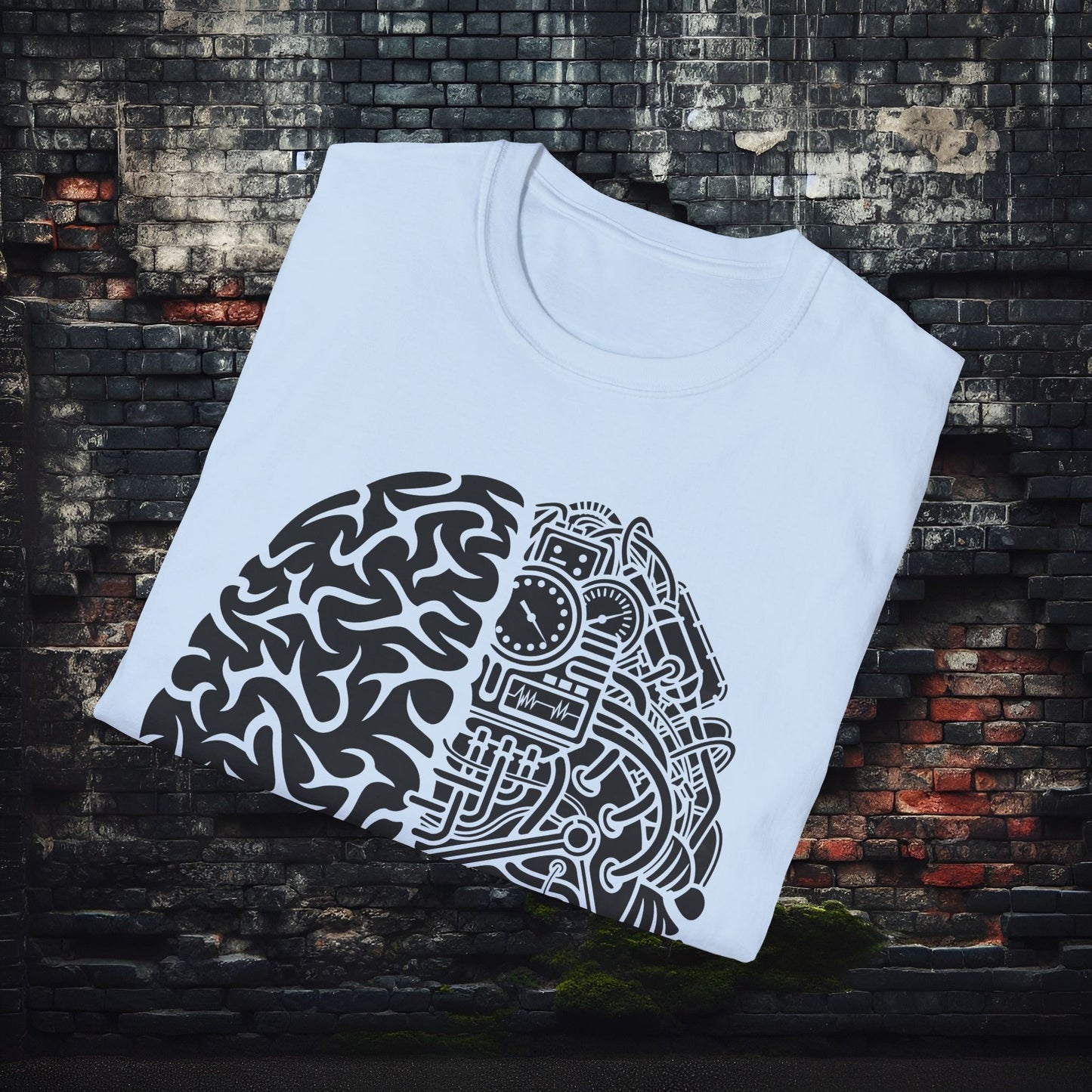 Brain Mech Unisex Softstyle T-Shirt