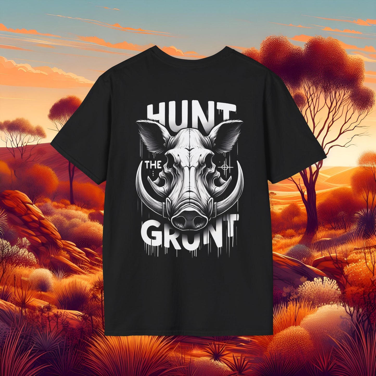 Hunt the Grunt 1 Unisex Softstyle T-Shirt