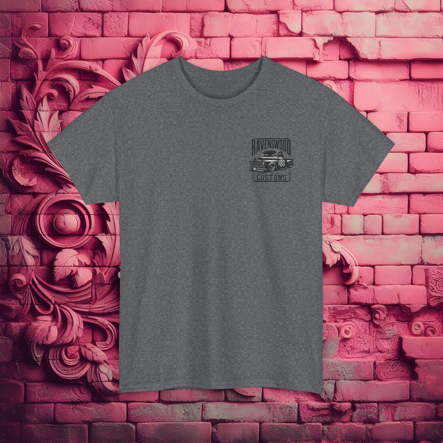 Ravenswood Customs Vintage Car Graphic Tee, Classic Car T-Shirt, Unisex Heavy Cotton Tee