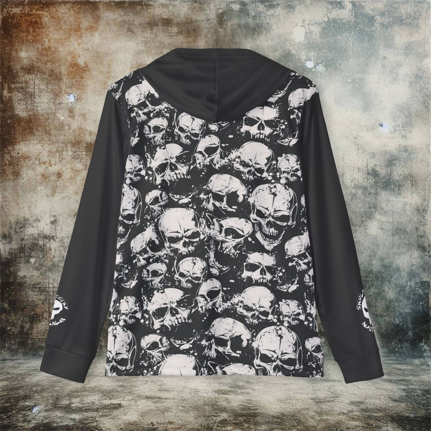 Men's Skulduggery Australia Print Sports Warmup Hoodie - Athletic Outerwear for Active Lifestyles