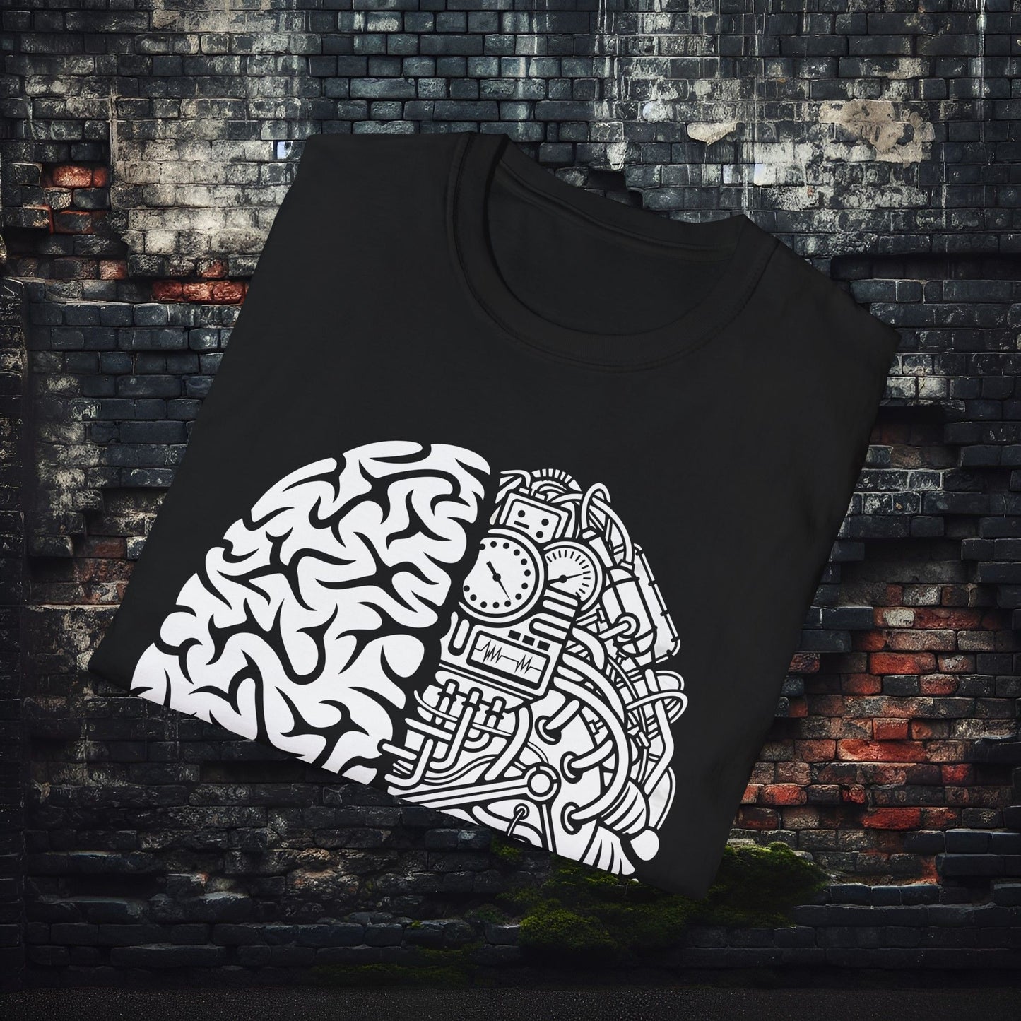 Brain Mech Unisex Softstyle T-Shirt