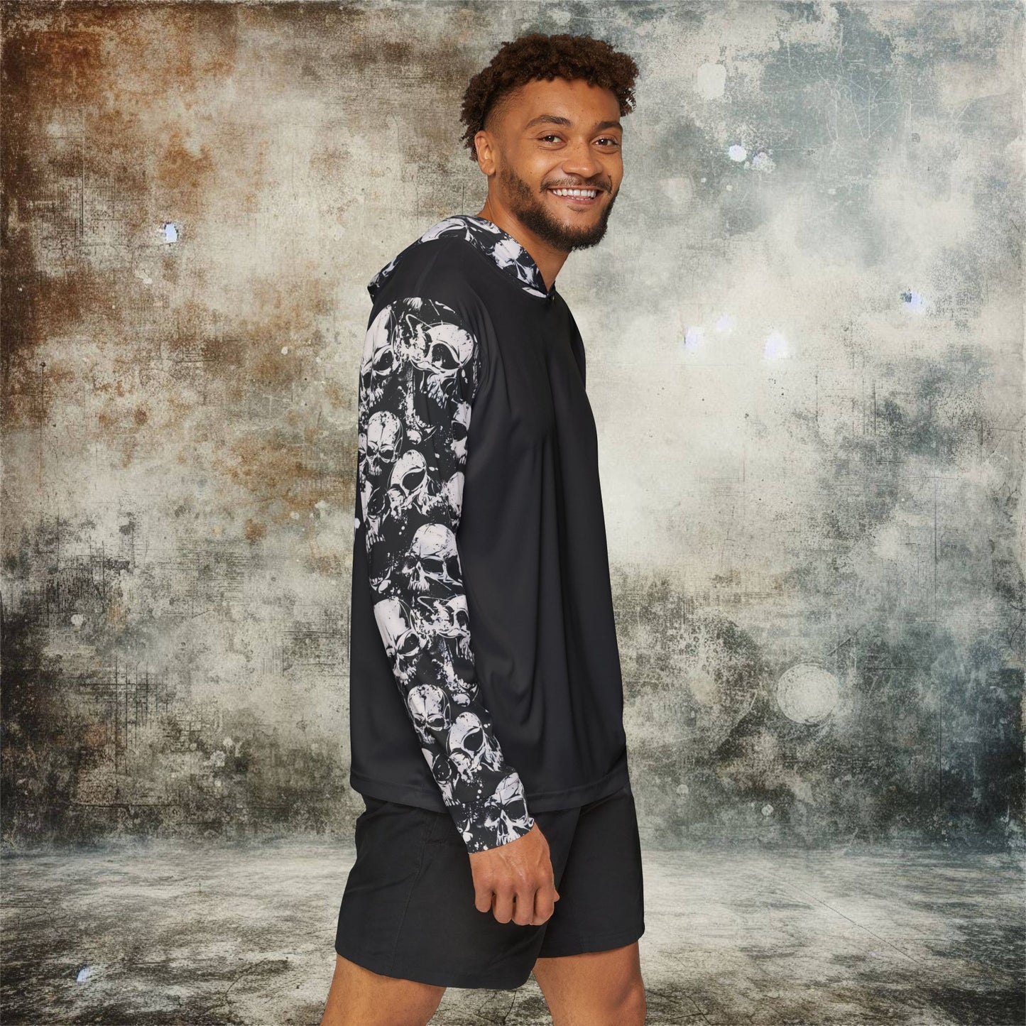 Men's Skulduggery Australia Print Sports Warmup Hoodie - Athletic Outerwear for Active Lifestyles
