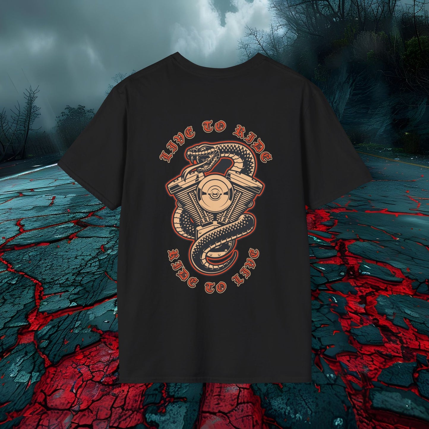 Live to Ride Unisex Softstyle T-Shirt