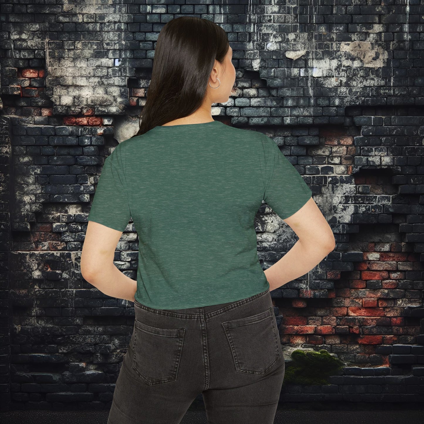Ravenswood Customs Women's Festival Crop Top - Boho Chic Tee for Summer Events