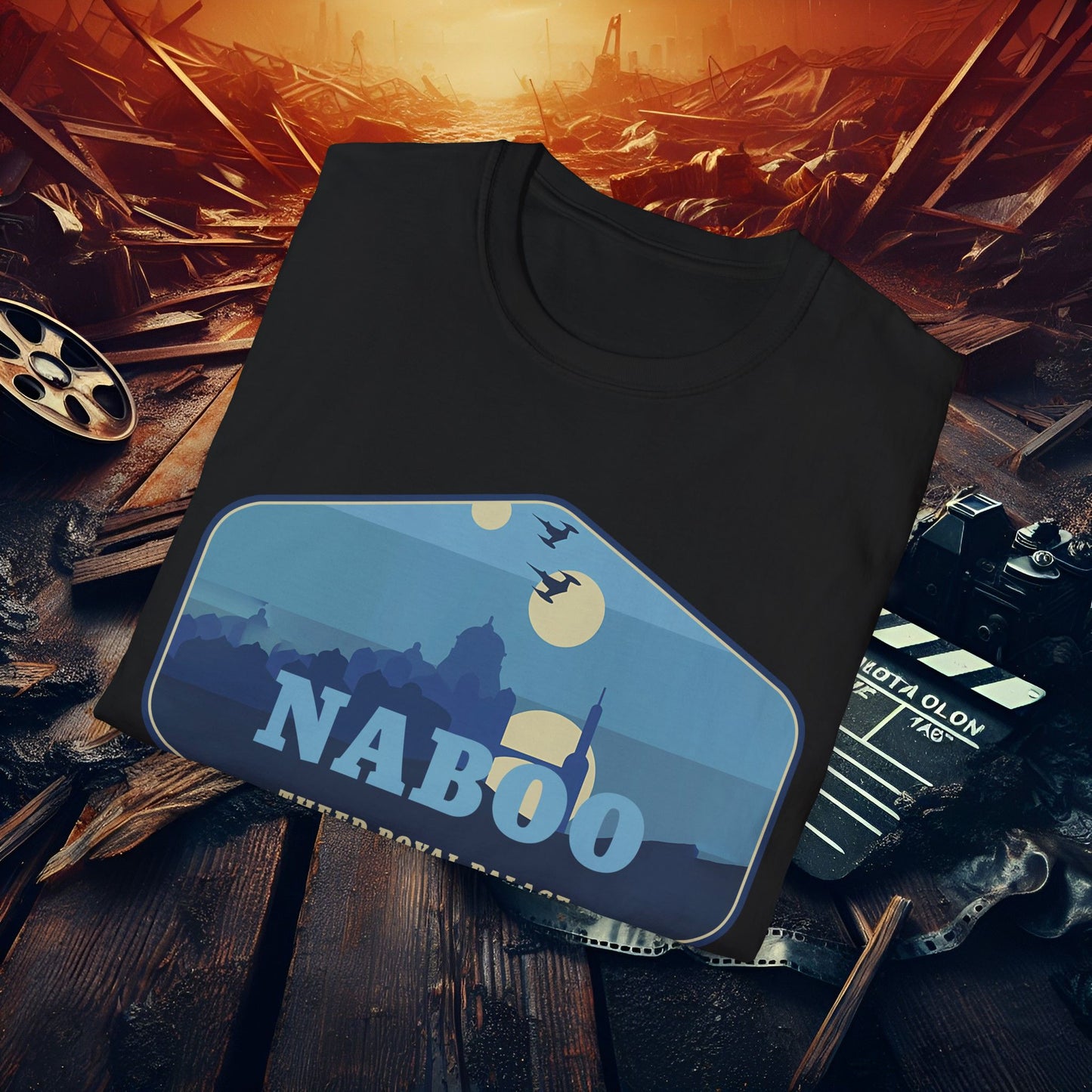 Naboo Theed Royal Palace T-Shirt | Fan Apparel, Unisex Graphic Tee, Sci-Fi Gift, Geeky Fashion, Adventure Shirt