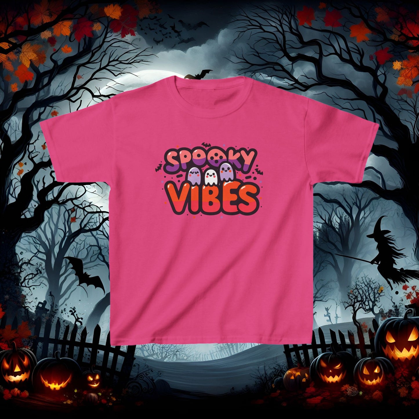 Spooky Vibes Kids Heavy Cotton™ Tee