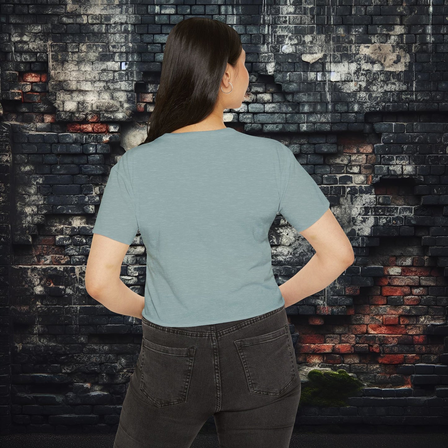 Ravenswood Customs Women's Festival Crop Top - Boho Chic Tee for Summer Events