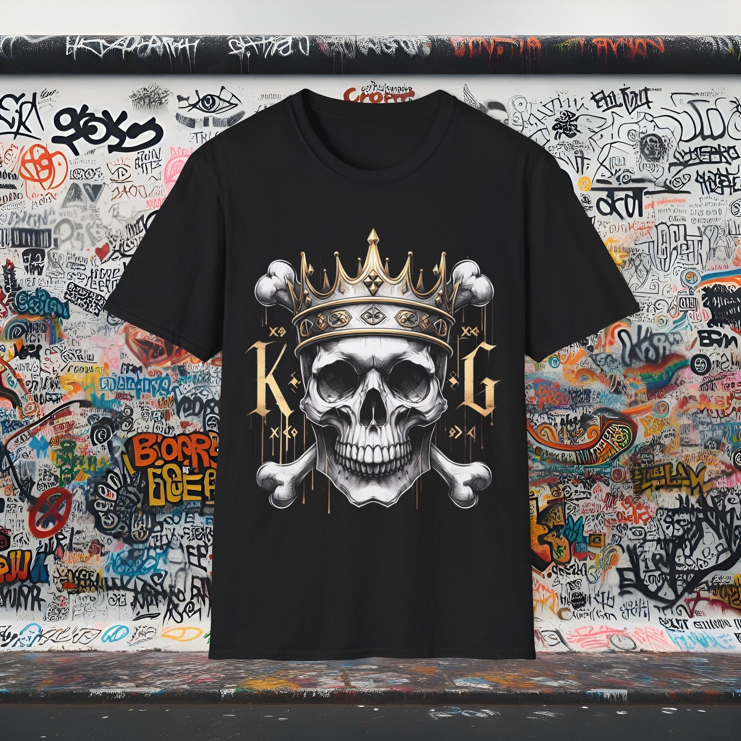 RC King Skullz Streetwear 3 Unisex Softstyle T-Shirt