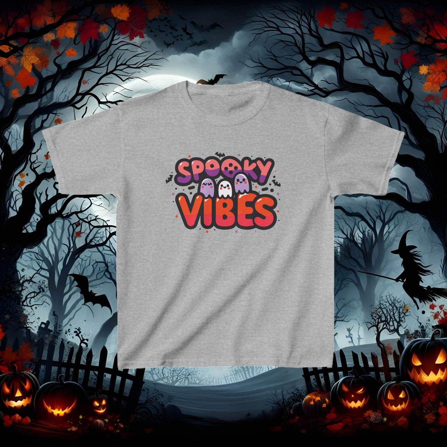 Spooky Vibes Kids Heavy Cotton™ Tee