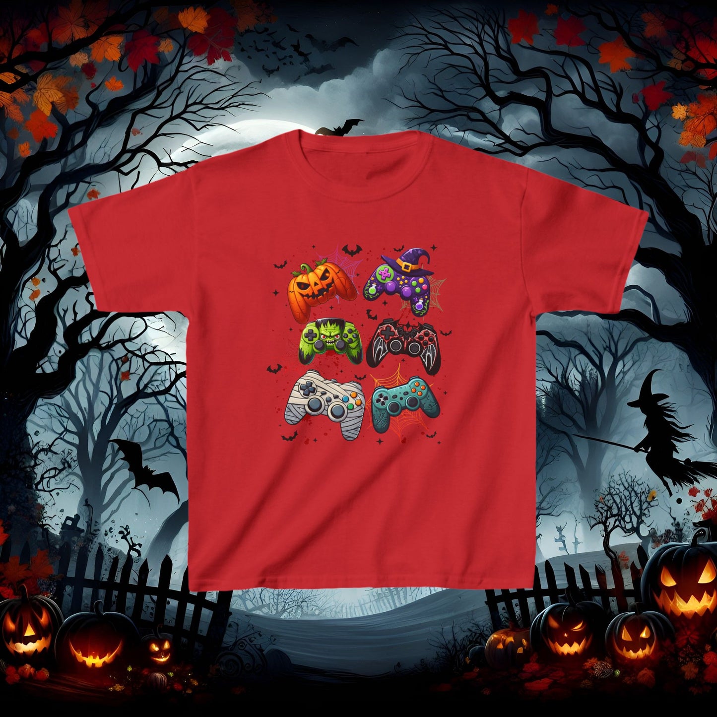 Spooky Controllers Kids Heavy Cotton™ Tee
