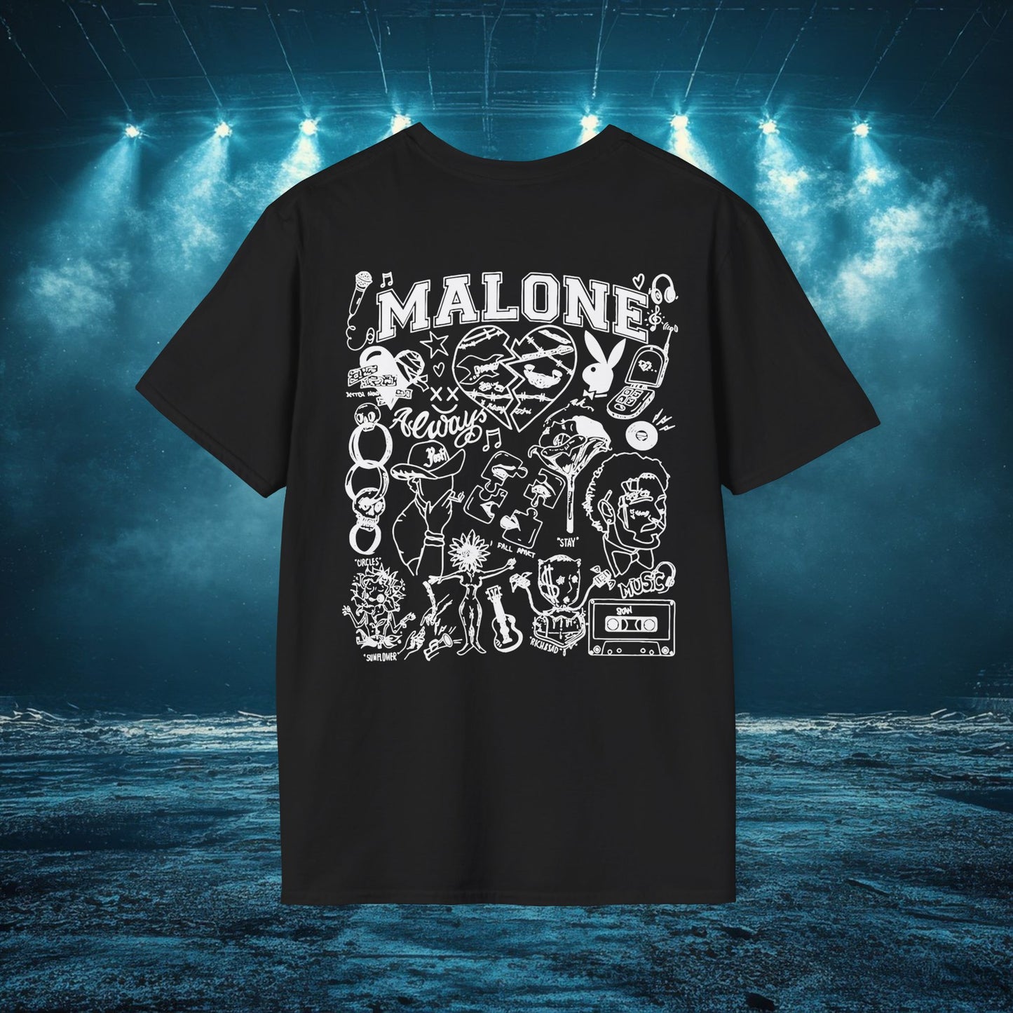 Post Malone Unisex Softstyle T-Shirt
