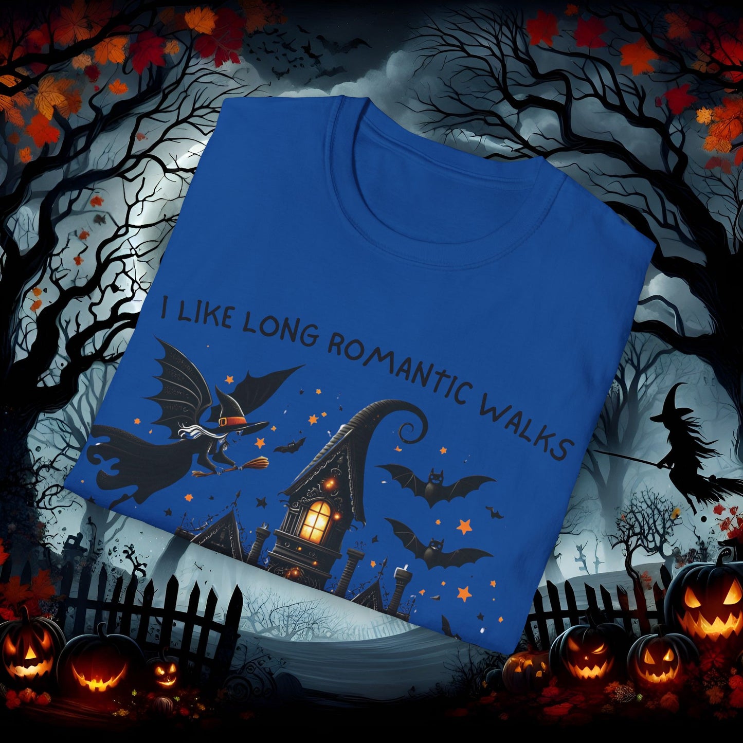 Haunted House Unisex Softstyle T-Shirt