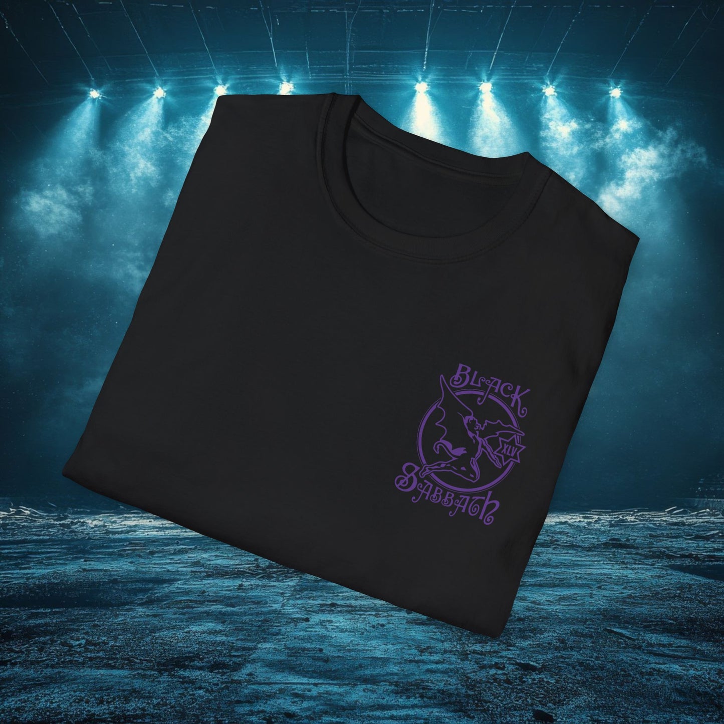 Sabbath XLV Unisex T-Shirt, Softstyle Tee, Dark Fantasy Shirt, Art Tee for Music Lovers, Perfect for Gifts