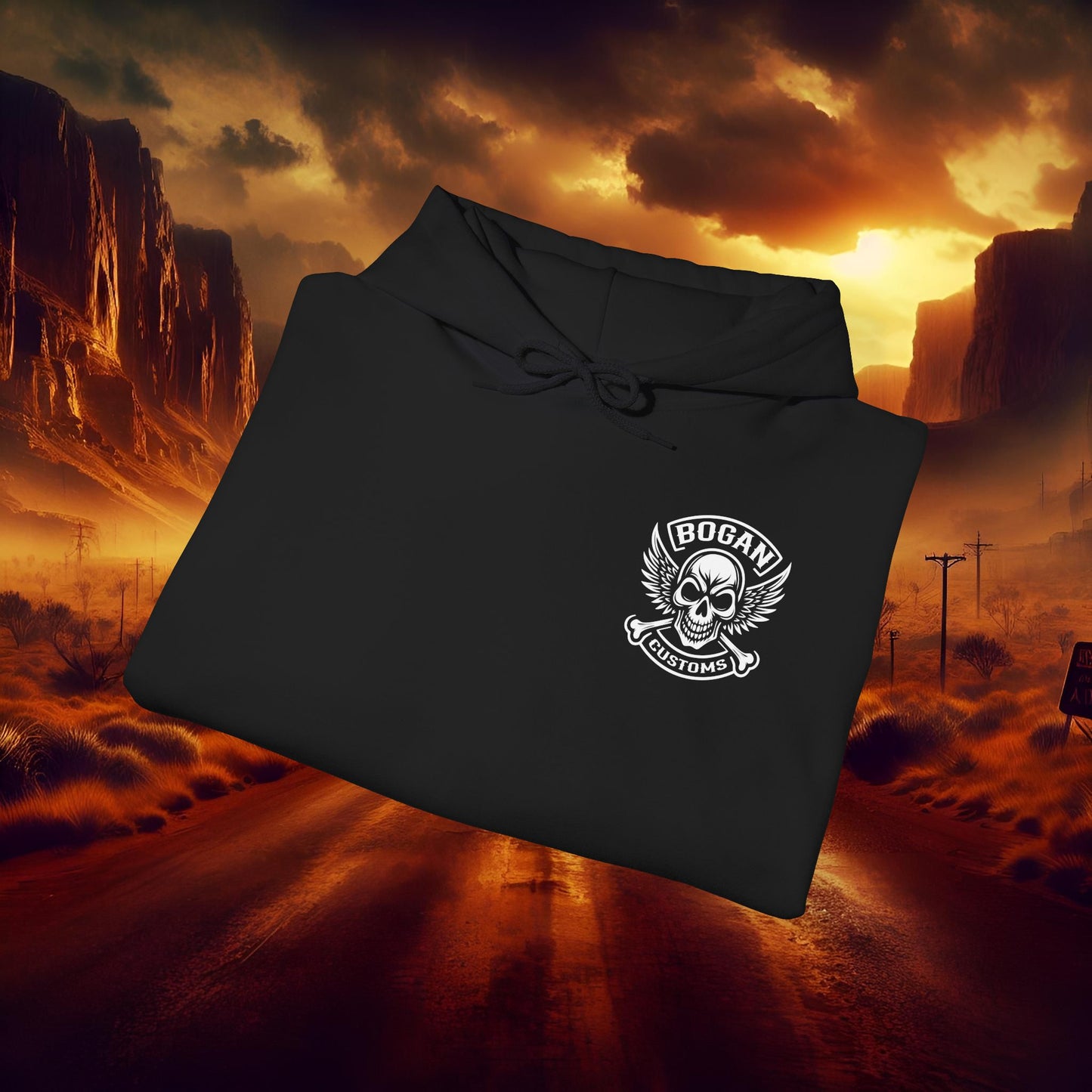 Bogan Customs 1 Unisex Heavy Blend™ Hooded Sweatshirt