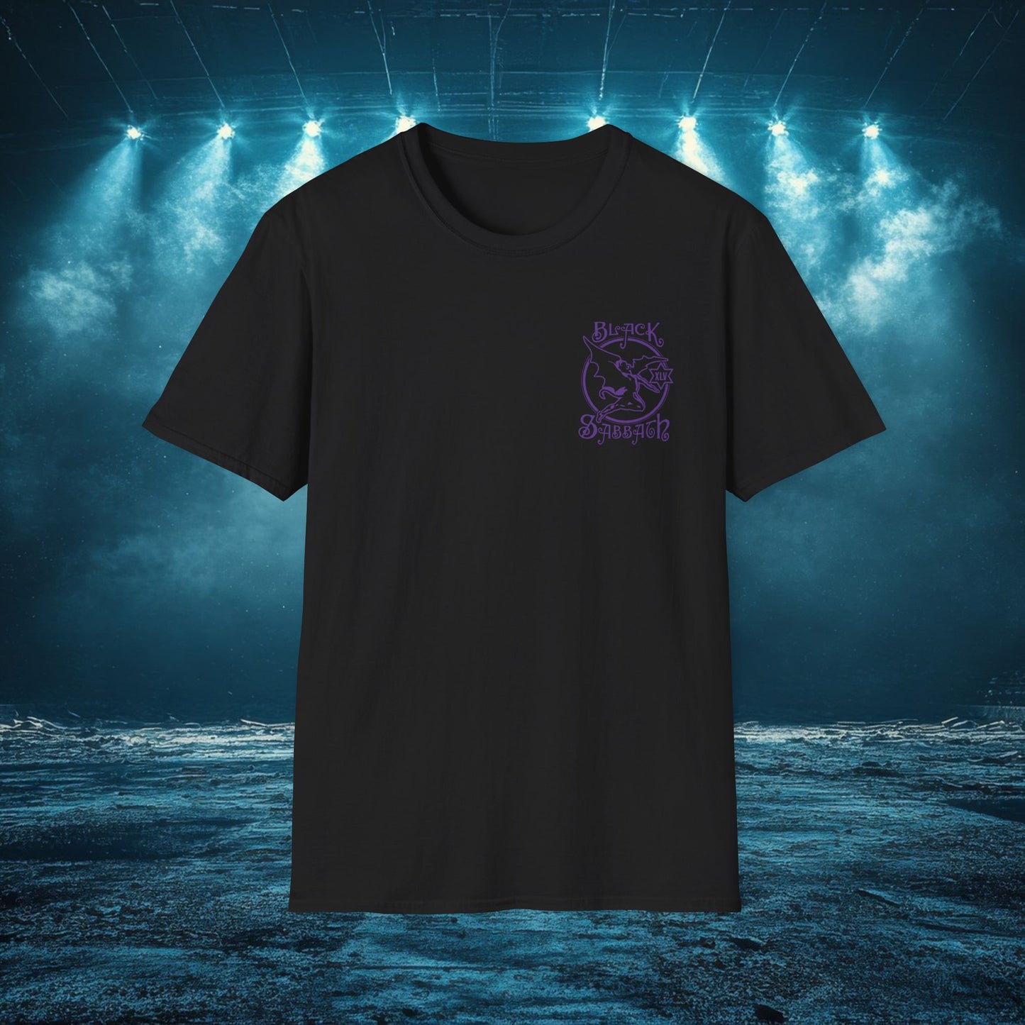 Sabbath XLV Unisex T-Shirt, Softstyle Tee, Dark Fantasy Shirt, Art Tee for Music Lovers, Perfect for Gifts