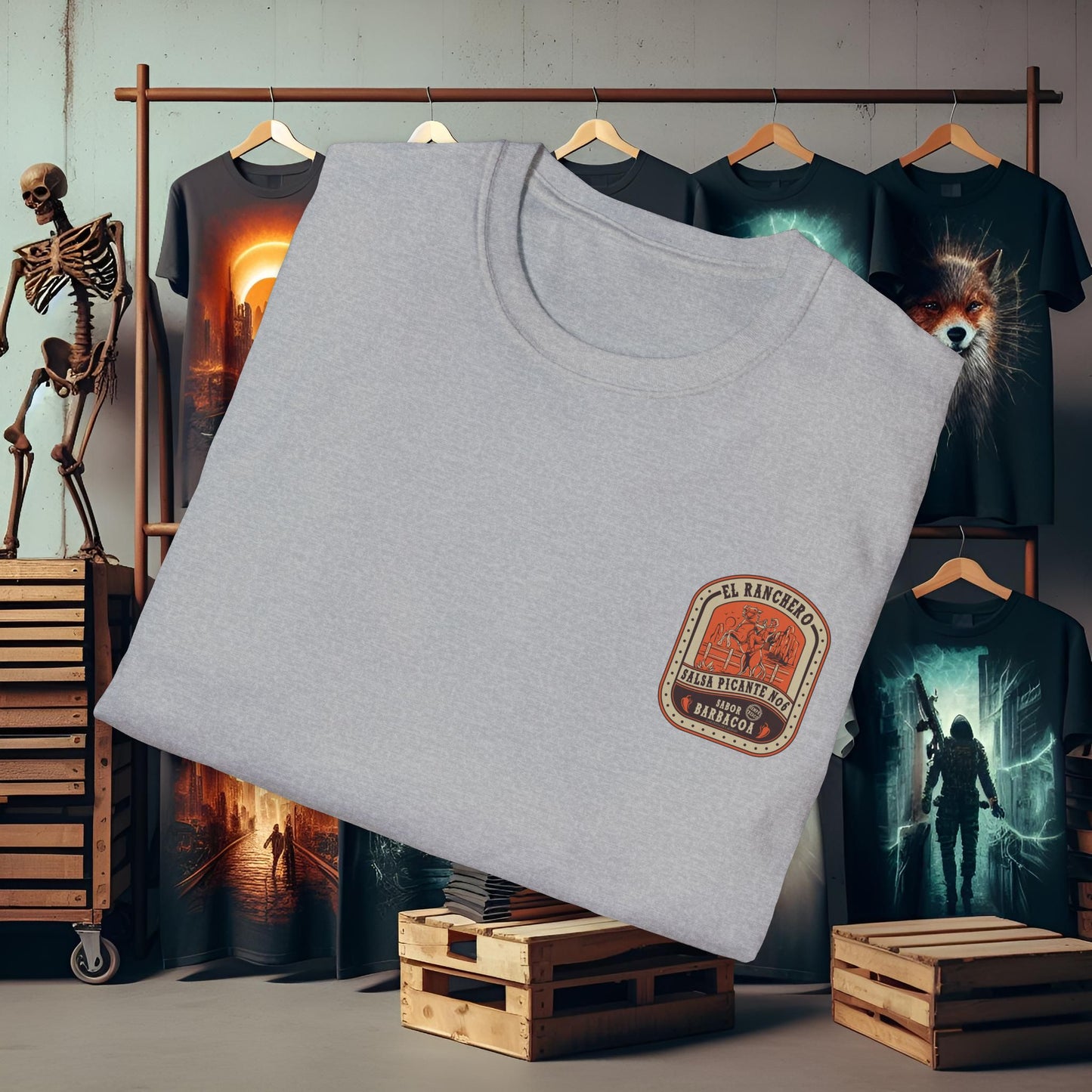 Country Customs 6 Unisex Softstyle T-Shirt