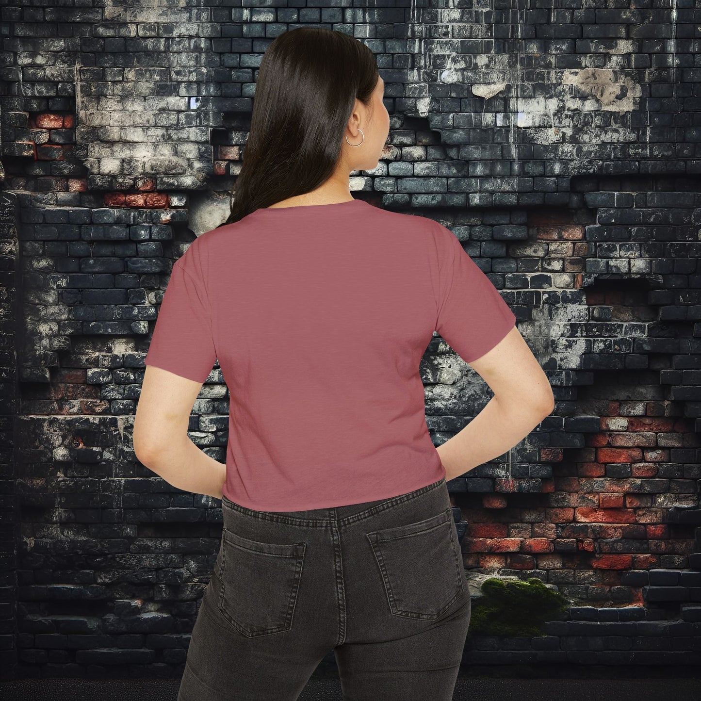 Ravenswood Customs Women's Festival Crop Top - Boho Chic Tee for Summer Events