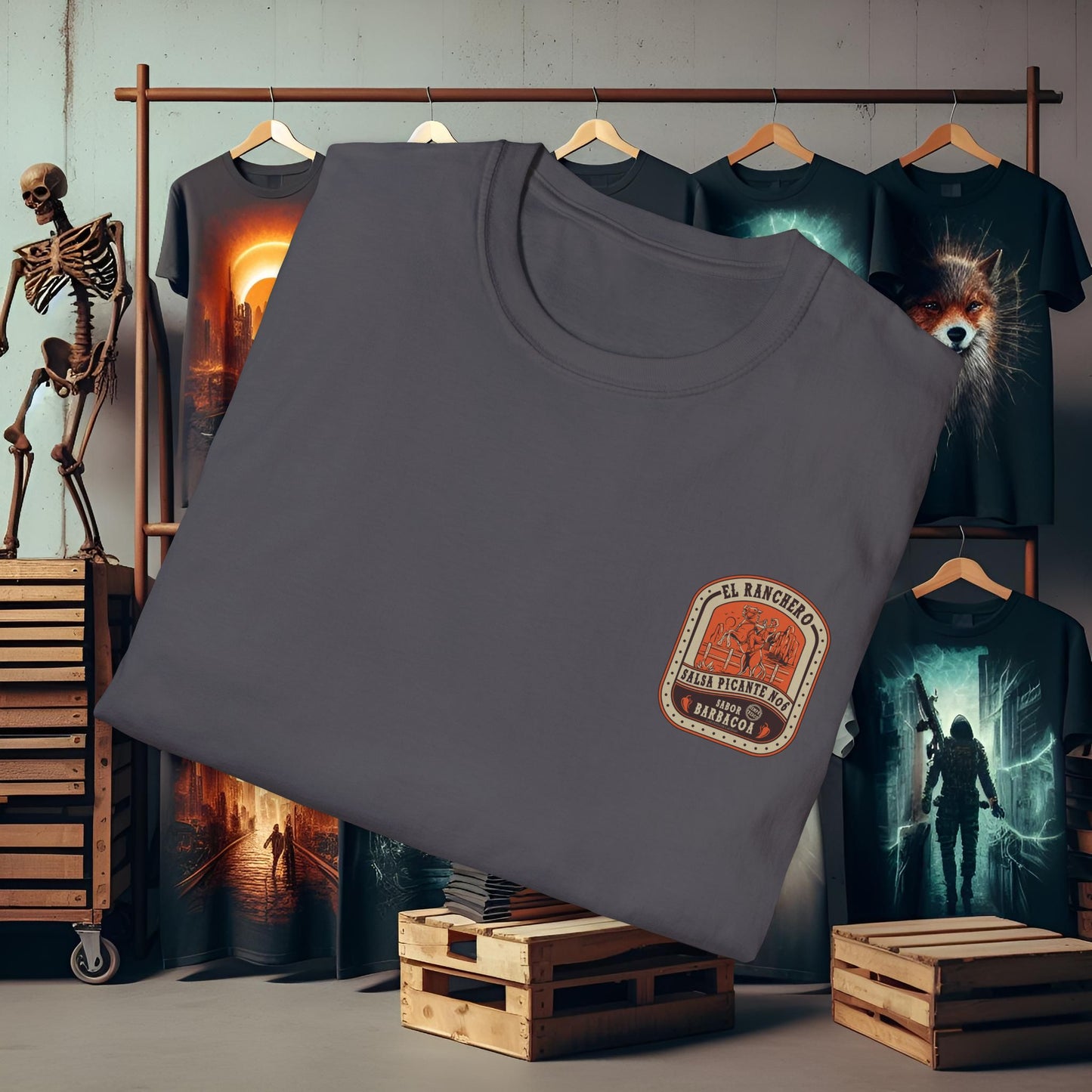 Country Customs 6 Unisex Softstyle T-Shirt