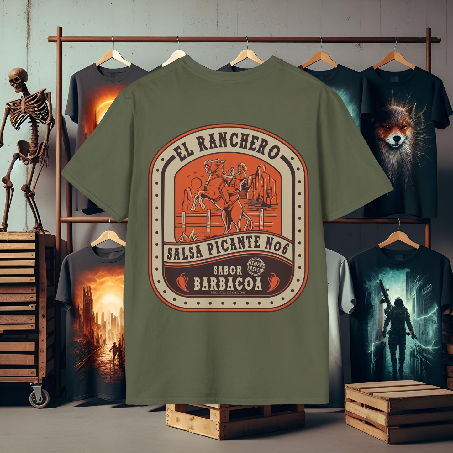 Country Customs 6 Unisex Softstyle T-Shirt