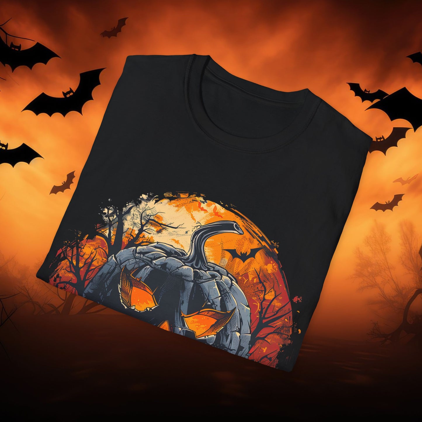 Halloween Pumpkin 88 Unisex T-Shirt, Spooky Tee, Fall Fashion, Halloween Costume, Trick or Treat Shirt, Party Outfit