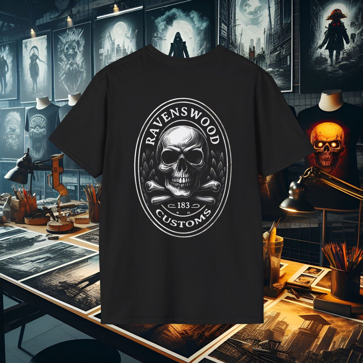 RC Skull 6 Unisex Softstyle T-Shirt