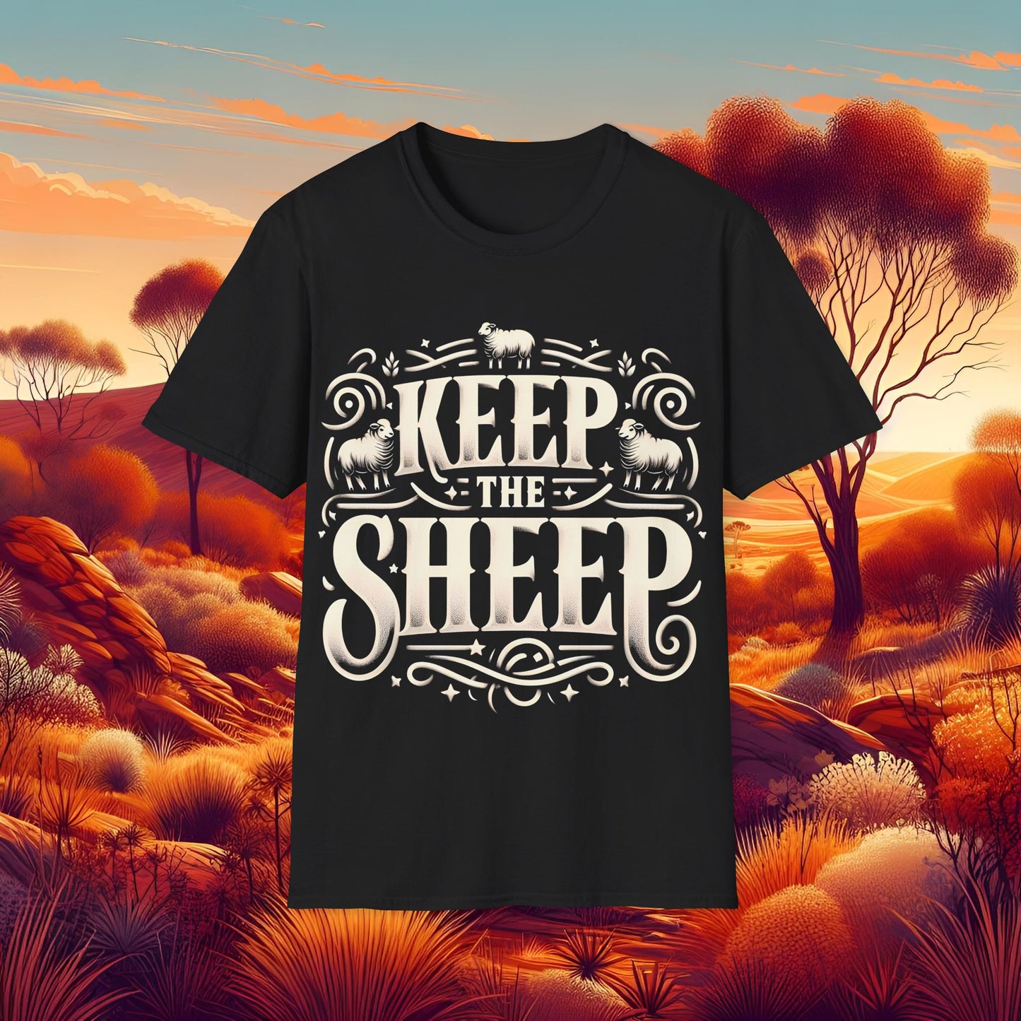 Keep the Sheep Unisex Softstyle T-Shirt