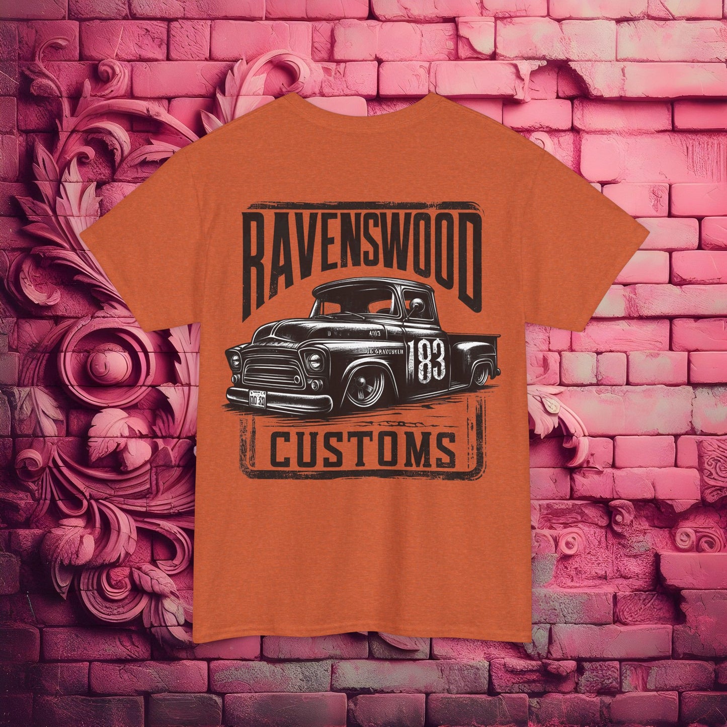 Ravenswood Customs Vintage Car Graphic Tee, Classic Car T-Shirt, Unisex Heavy Cotton Tee