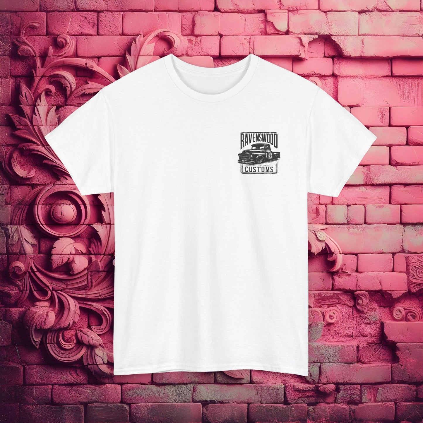Ravenswood Customs Vintage Car Graphic Tee, Classic Car T-Shirt, Unisex Heavy Cotton Tee