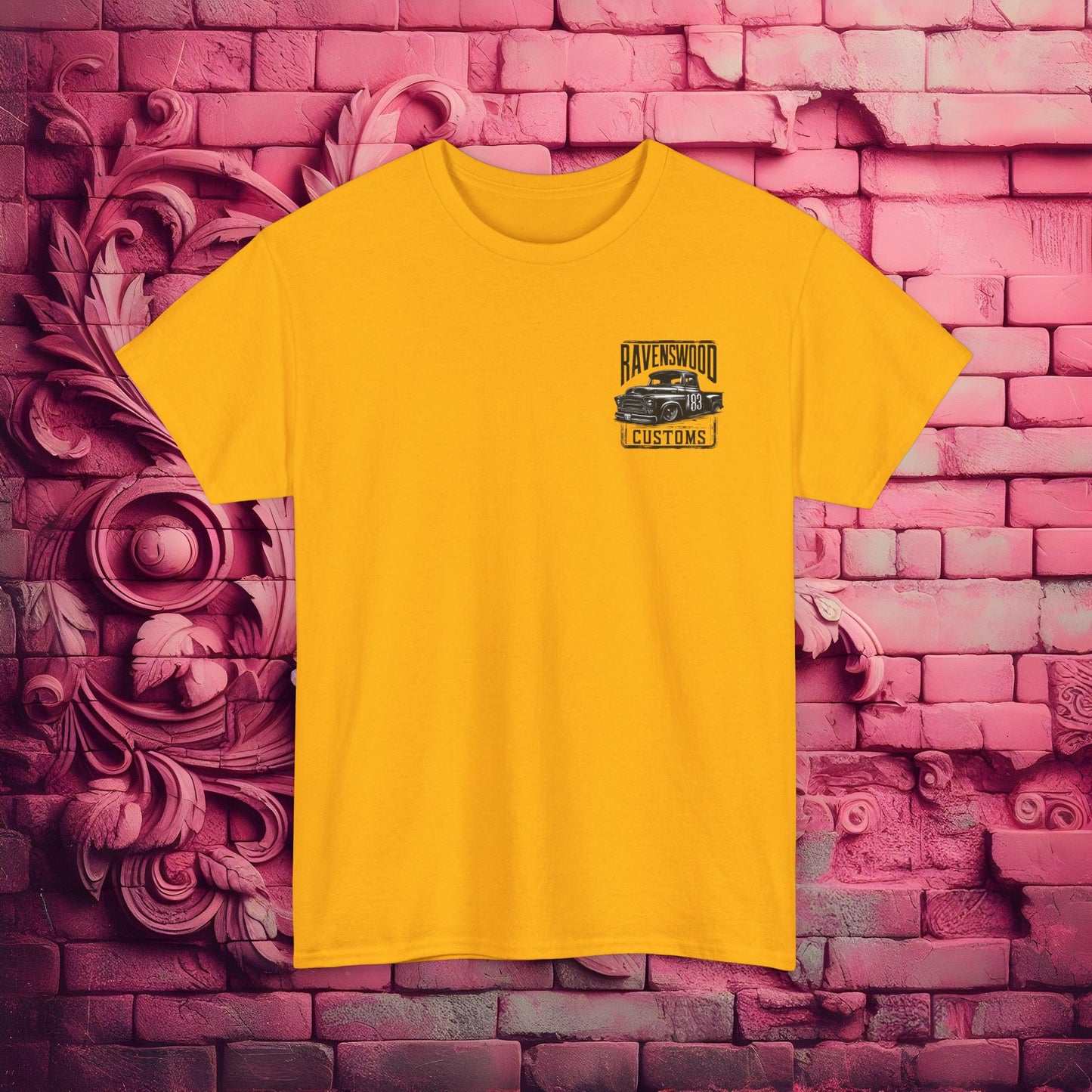 Ravenswood Customs Vintage Car Graphic Tee, Classic Car T-Shirt, Unisex Heavy Cotton Tee