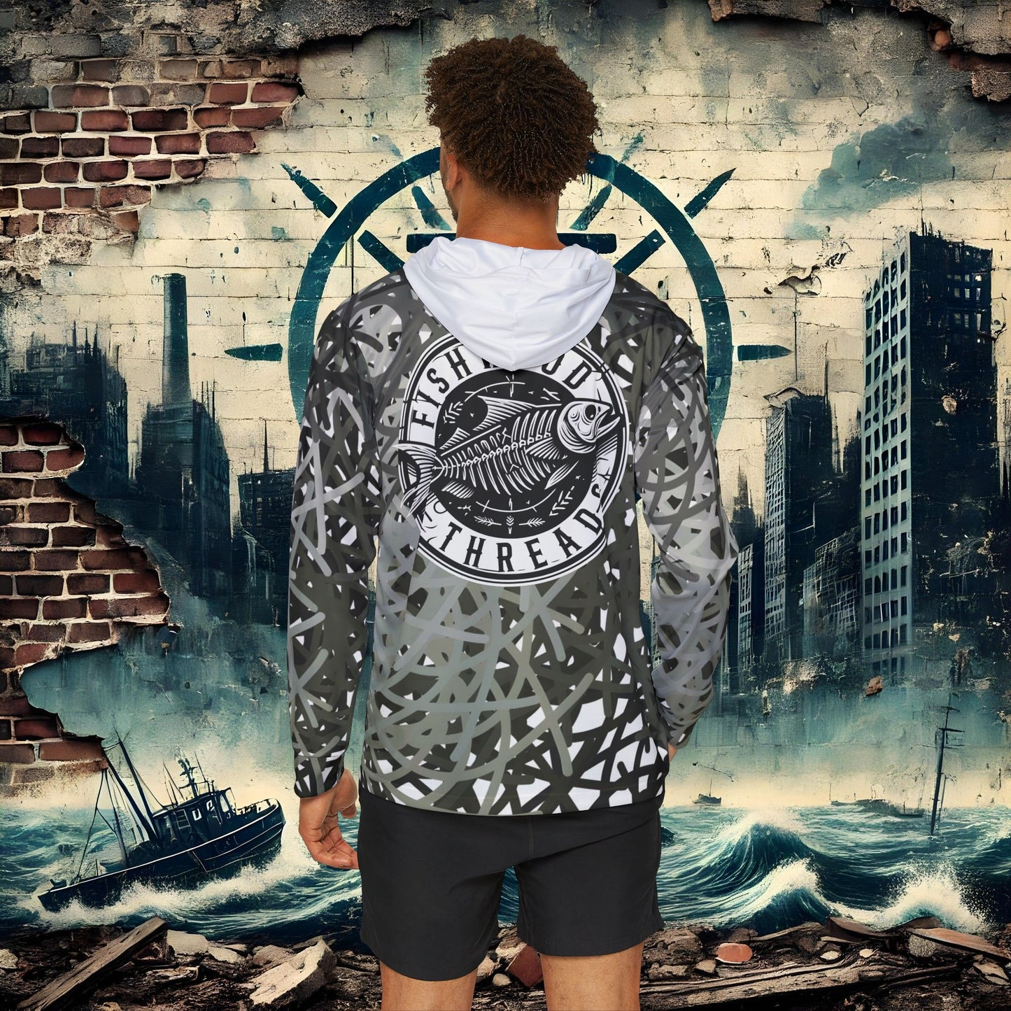 Camo Fishwood Threads Sports Hoodie - Perfect for Outdoor Enthusiasts