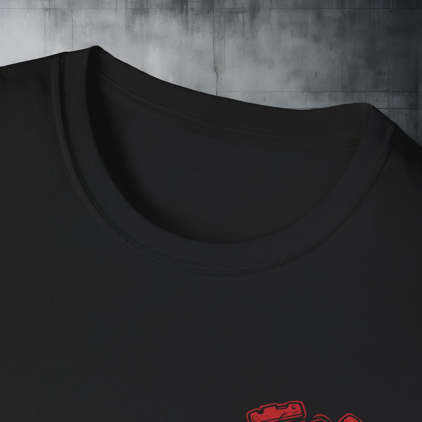 Ravenswood Customs Red Vtwin Skull T-Shirt | Unisex Softstyle Tee