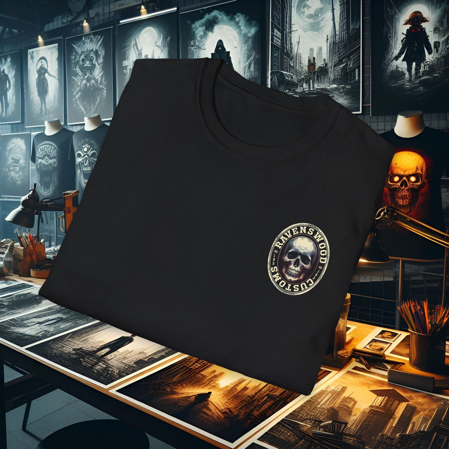 RC Skull 7 Unisex Softstyle T-Shirt