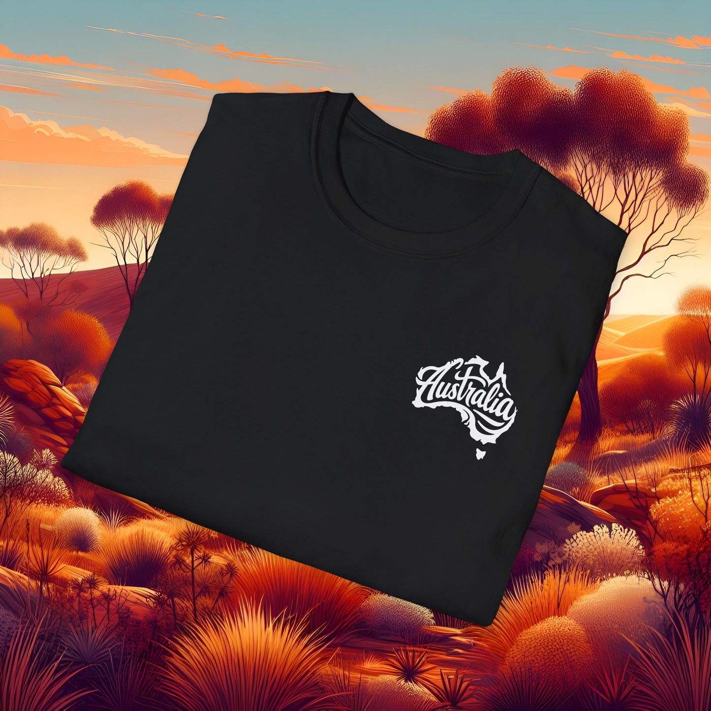 Australia Scenic Sunset Wilderness T-Shirt Graphic Tee