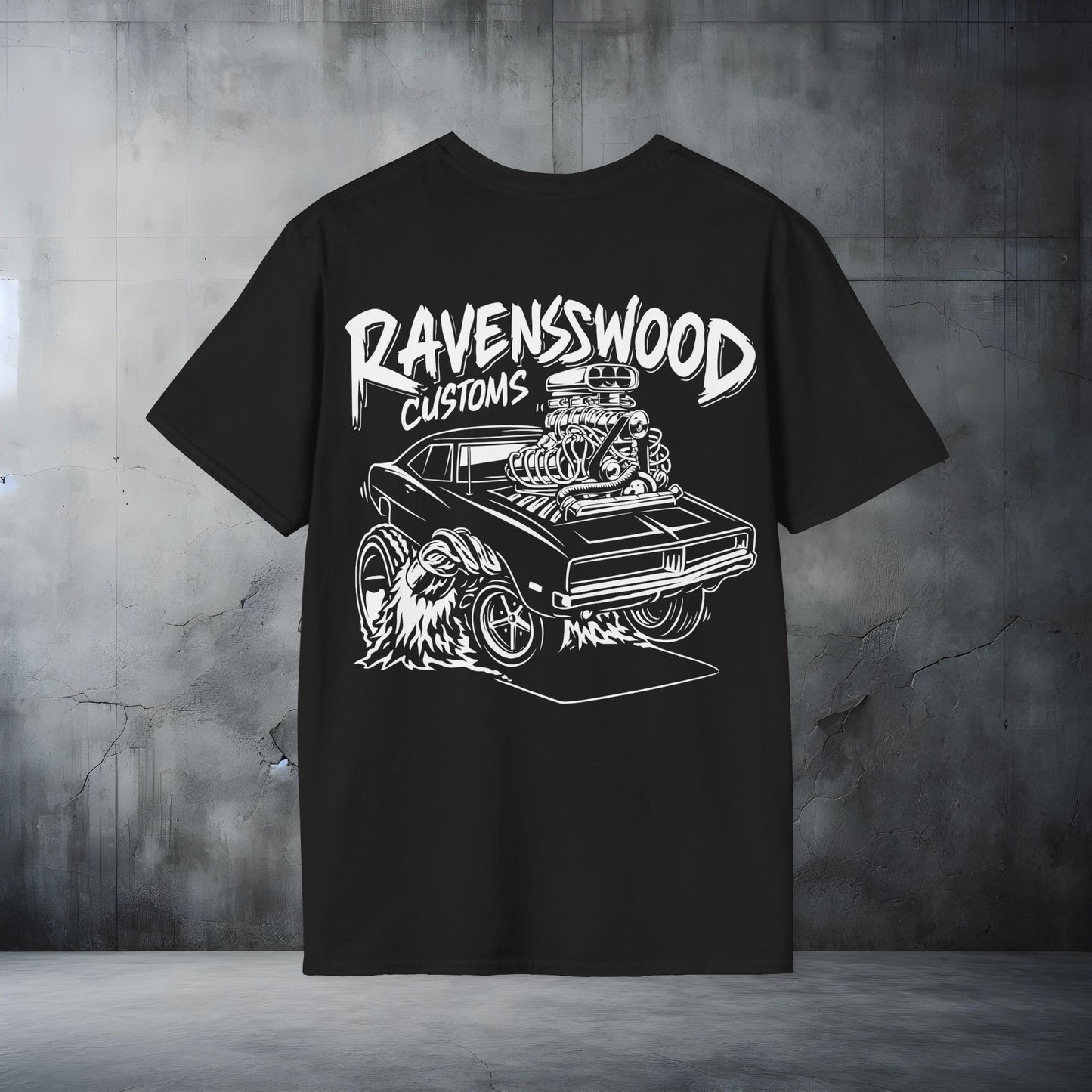 Ravenswood Customs Blown Charger Unisex Softstyle T-Shirt