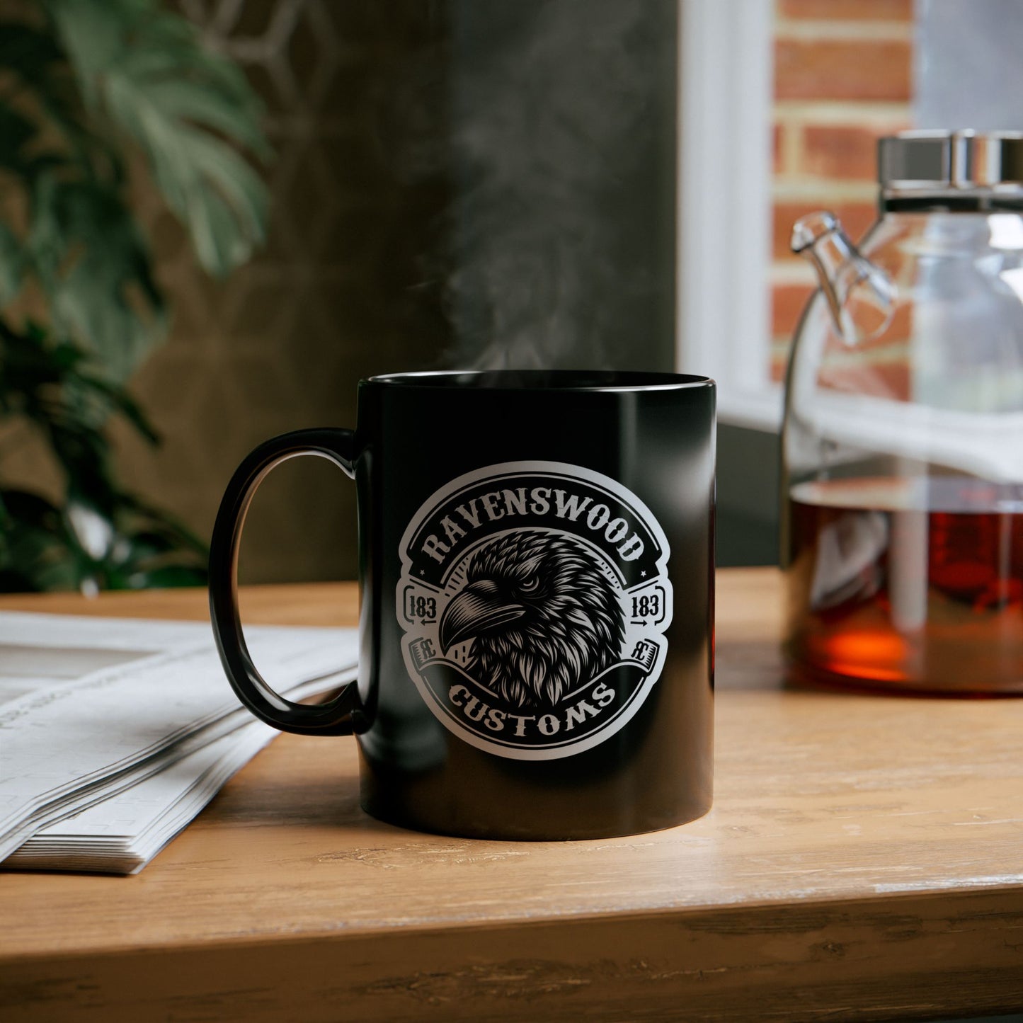 Ravenswood Customs Black Mug (11oz, 15oz)