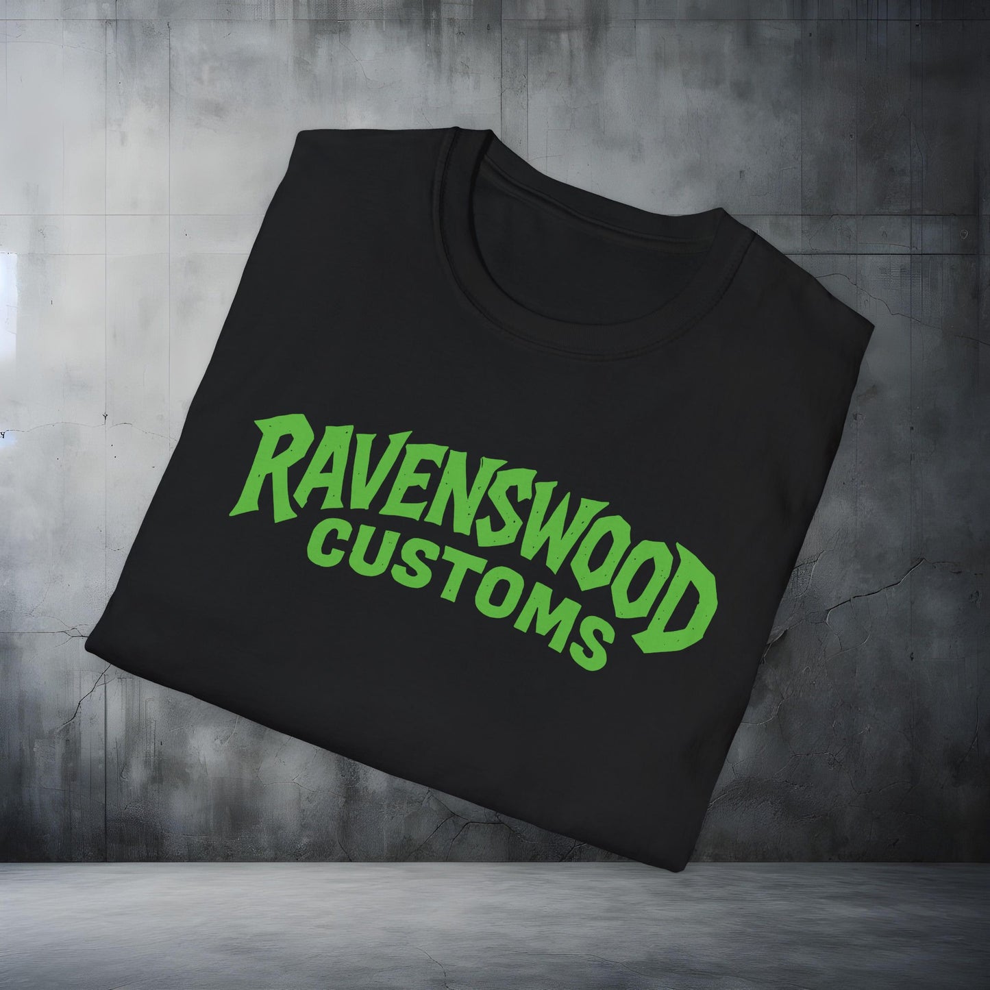 Ravenswood Customs Green Falcon PV T-Shirt, Unisex Graphic Tee, Automotive Apparel