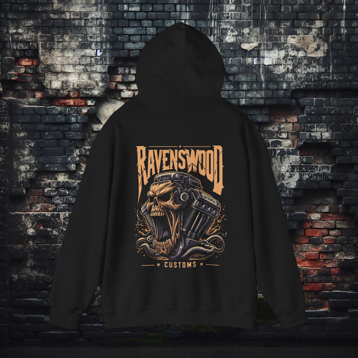 Ravenswood Customs V-Twin Unisex Heavy Blend™ Hooded Sweatshirt
