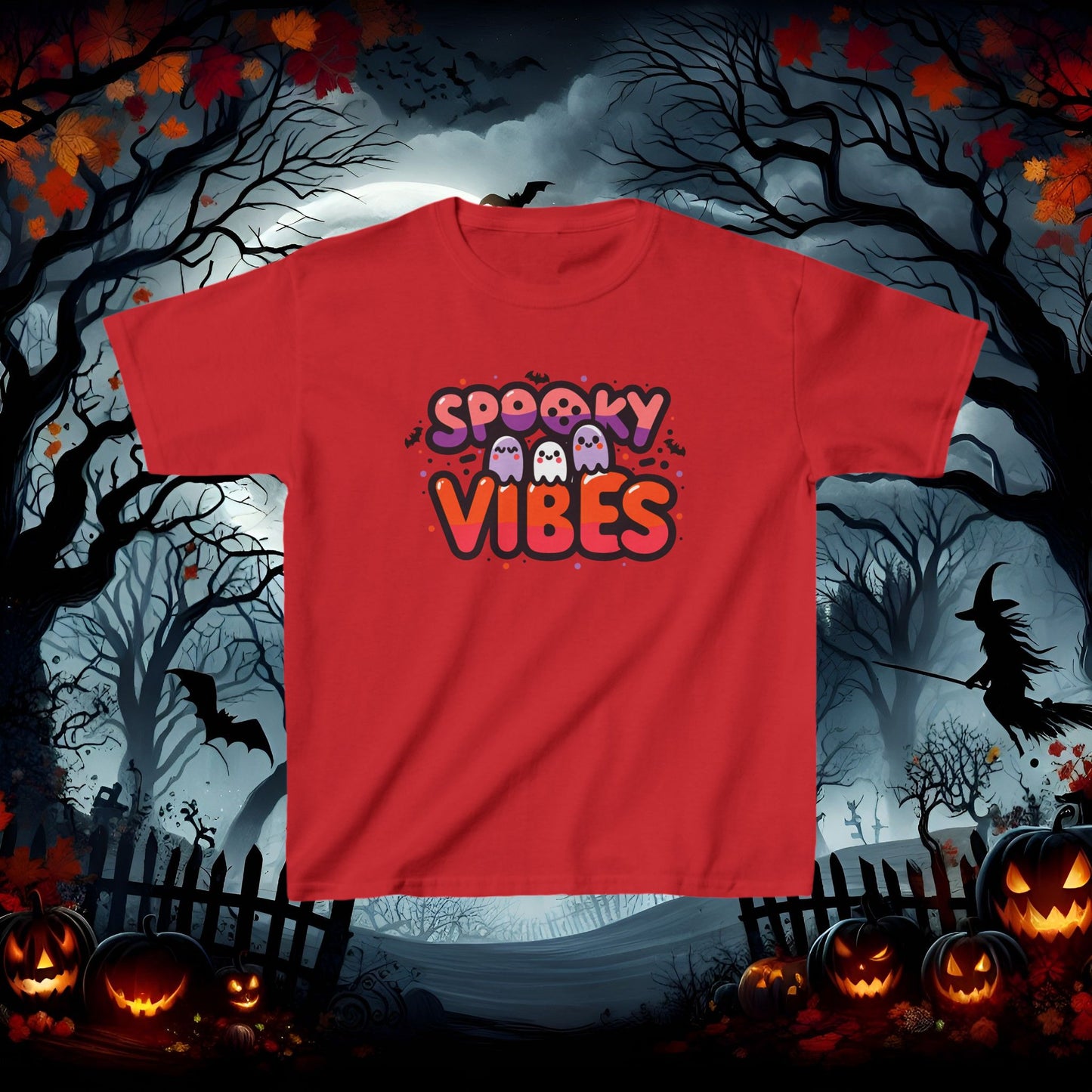 Spooky Vibes Kids Heavy Cotton™ Tee